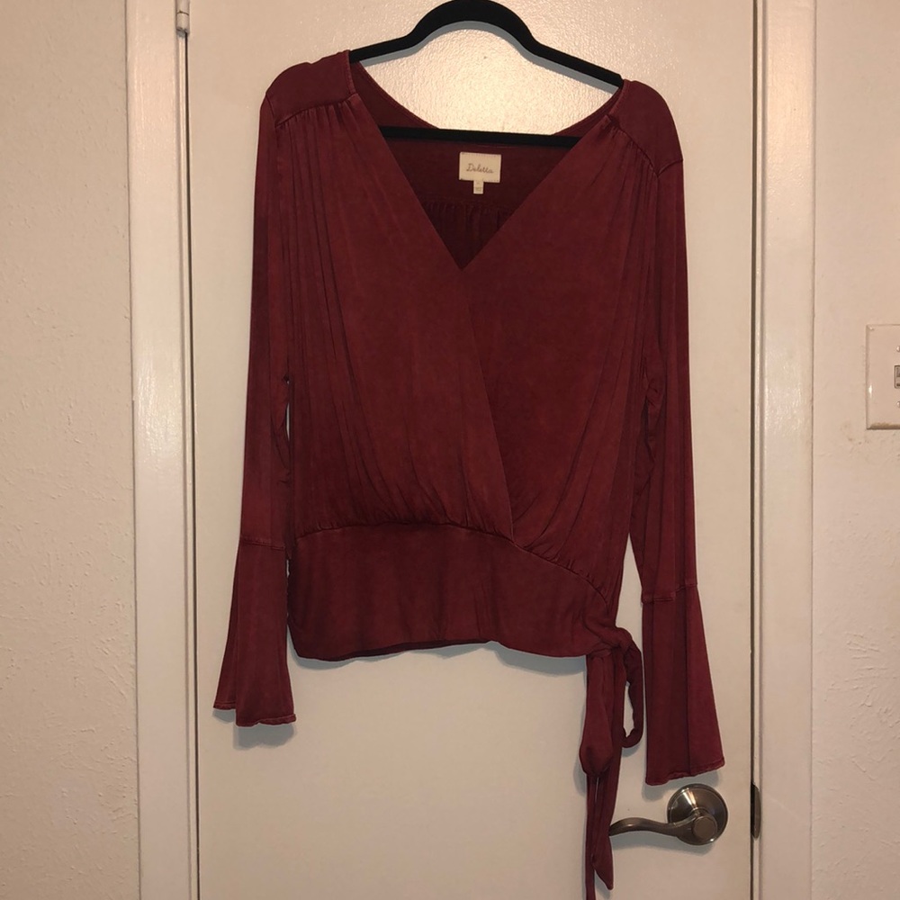 Faux Wrap Top from Anthropologie